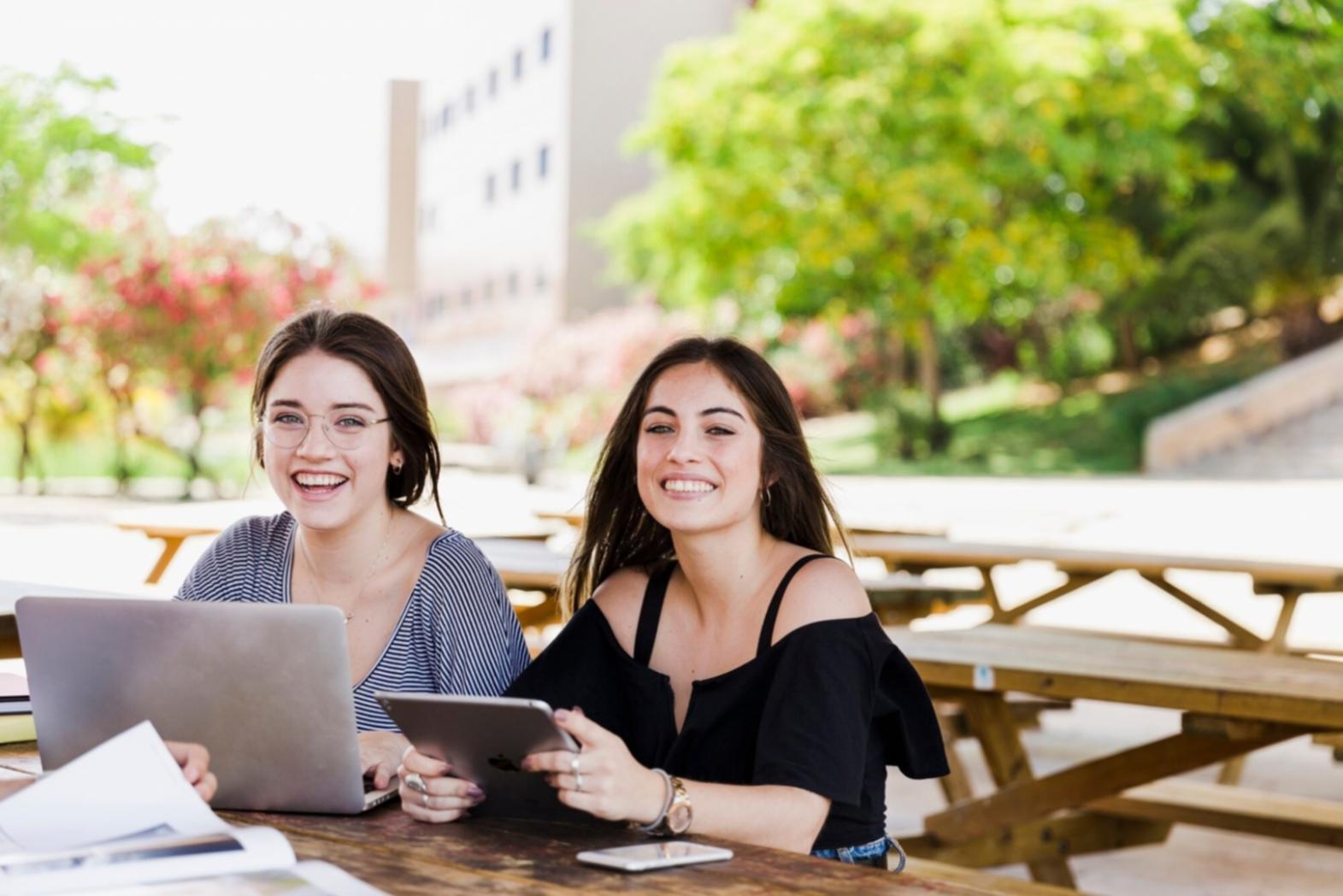 Professional consultation setup with laptop and planning documents